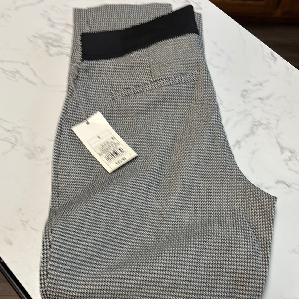 Black and White Houndstooth Pants